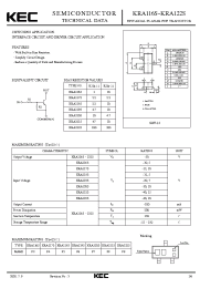 Datasheet KRA119S производства KEC